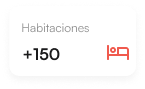 habitaciones +150